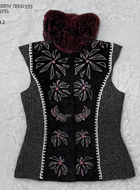 WEIQIN AI万物皆可搭纯羊毛 STARRY 琪琪格 伊比利亚庭院重工马夹