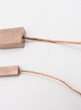 电刷J164高含铜碳刷6*12*20 4*6*20导线42MM长 斜弧型