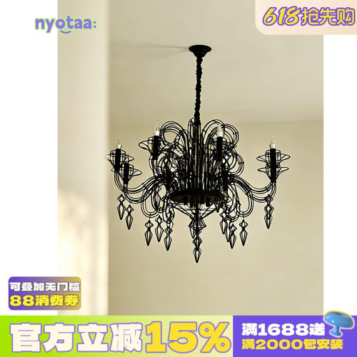 巴洛克蜡烛吊灯｜把古堡搬进家里