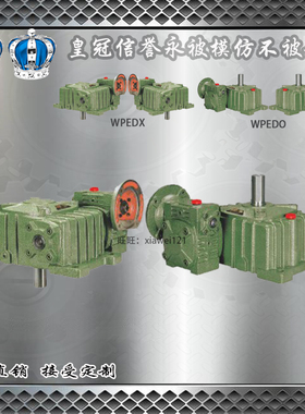 厂家直销WPEDX/WPEDO50-80蜗轮蜗杆减速机变速减速箱双级减速器