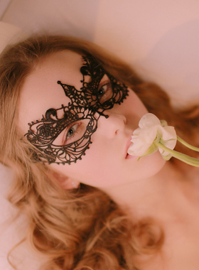 蕾丝面具管阿姨十点配饰H-016化妆舞会面罩派对眼罩禁欲系情调