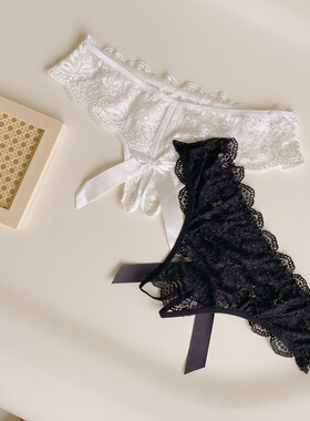 性感丁字裤女纯欲性感火辣情调管阿姨十点半E-006蕾丝三角裤内裤