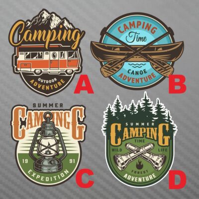 防水防晒俱乐部房车大号贴纸