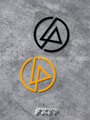 FXYP林肯公园LOGO摇滚乐队贴画电动车汽车车窗机车尾箱防水反光贴