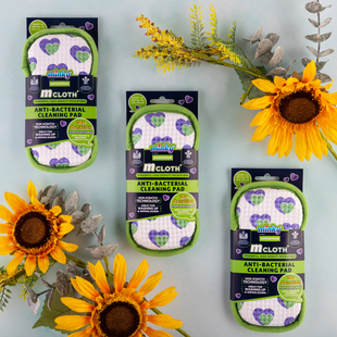 英国minky清洁擦家用多功能百洁布厨房抹布家务洗碗布抗油污可爱