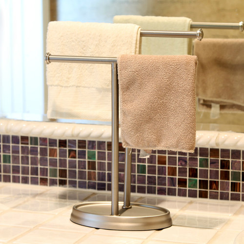 umbra不锈钢免打孔轻奢风毛巾杆