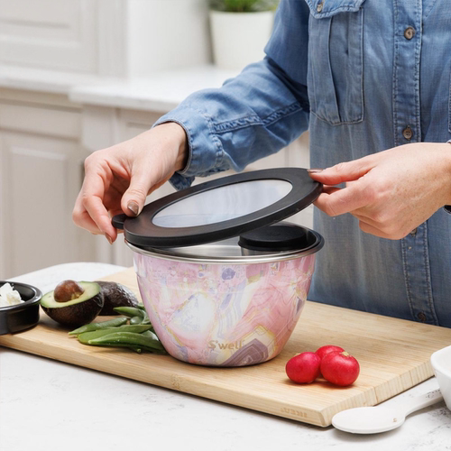 美国Swell联名款沙拉碗马克杯保温杯高颜值轻奢不锈钢保温瓶套装