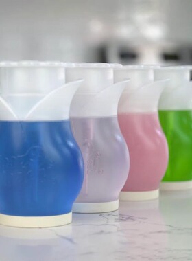 scrubdaddy皂液器洗洁精分装瓶洗涤剂乳液器按压式洗洁剂瓶储存罐