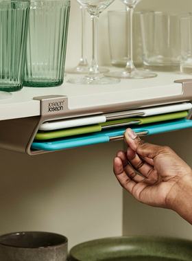 JosephJoseph菜板砧板家用厨房壁挂式生熟分类案板水果切菜板套装