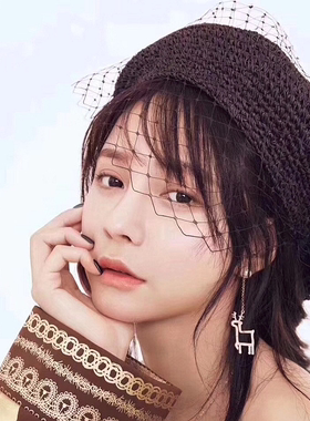 草帽夏季复古女百搭手工钩针