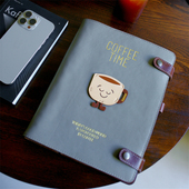 真皮活页笔记本子A5会议记事本A4B5A6商务高档办公备课摘抄大本子