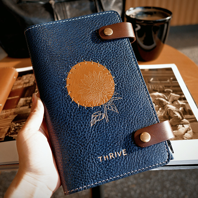 2026真皮原创存单收纳本多功能票据银行支票存款夹现金大容量包