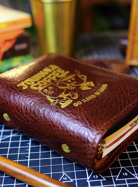 新品真皮活页A7多功能手帐本奇葩A6A5Slim会议笔记记事本