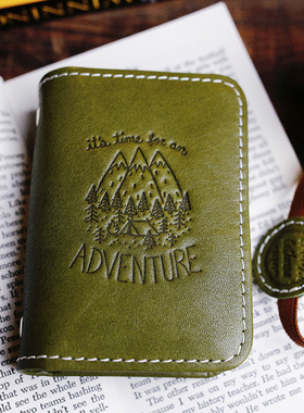 迷你m5活页手账本旅行记事本小面包真皮平摊手账本a7a6a5日程本子