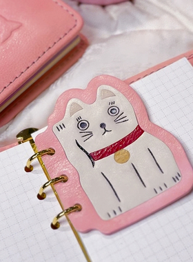 真皮可爱卡通A7A6A8活页分隔板