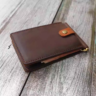 原创手工复古牛皮驾驶证行驶证二合一多功能证件收纳钱夹皮套 新款