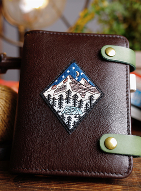 真皮手工头层牛皮A6活页手账本多功能收纳记事笔记本奇葩A6旅行本