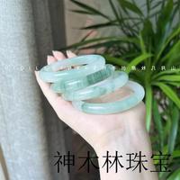 新疆金絲玉天山翠雪翠不知春圓條手鐲子扁條飄花送女朋友閨蜜百搭
