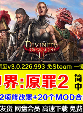 神界:原罪2 Divinity:Original Sin 2送20MOD免steam角色扮演游戏