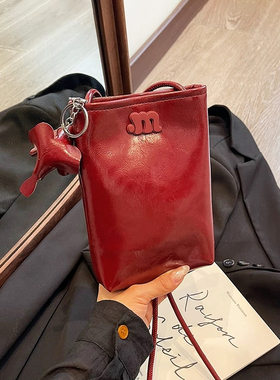 高级感可爱小象手机包女斜挎2025新款夏天小众轻便迷你小包单肩包