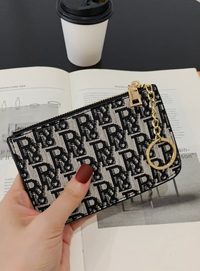 韩版超薄小零钱包女短款2025新款小众时尚钥匙包硬币袋拉链钱夹潮