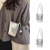 高级感手机包女斜挎2025新款 夏天小众时尚 迷你小包散步钥匙单肩包