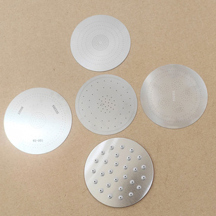 花洒喷头出水口淋浴浴室莲蓬头出水片不锈钢出水孔面板配件大粗孔