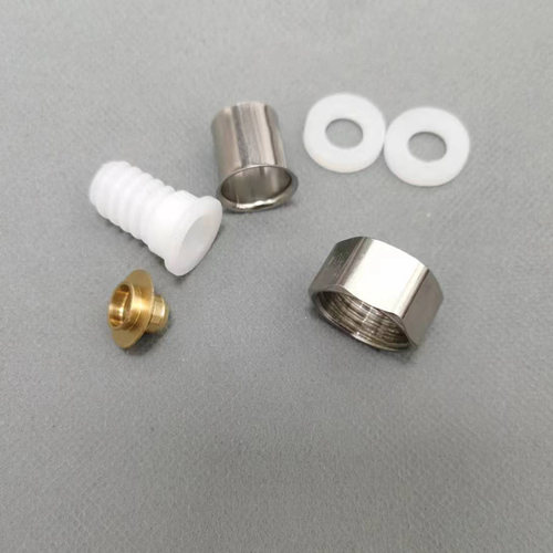 花洒软管六角转换螺丝母零件