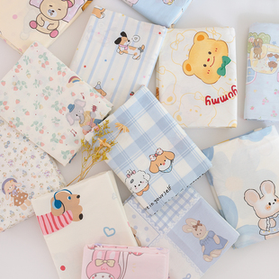 2025新款 纯棉床单100全棉儿童卡通全棉被单卡通床单件三件套夏季