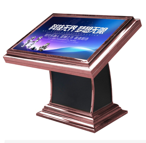 玫瑰金大堂导视牌加厚展示台灯箱