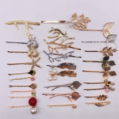 小清新珍珠边夹小清新