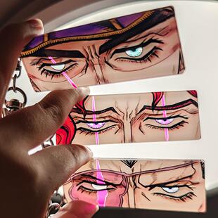 JOJO碎裂的星星透光眼睛条承太郎花京院波鲁纳雷夫银透卡同人周边