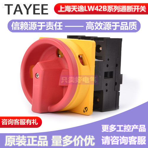 正品 上海天逸转换开关25A 凸轮电源通断开关 LW42B25-1016/L包邮 - 封面
