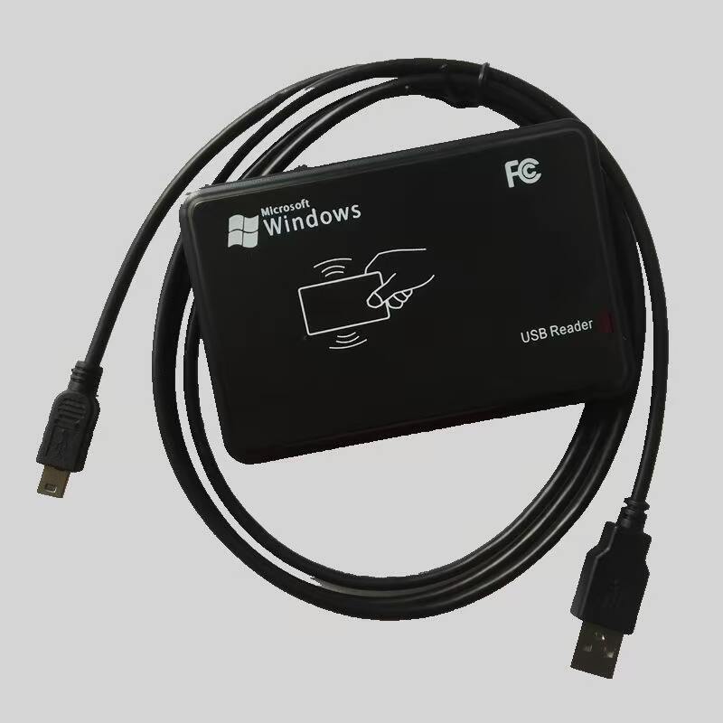 ID卡读卡器 USB转PS2 USB转键盘 网吧，会员卡考勤卡门禁卡发卡器