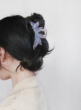 SUZEE原创设计 天使羽翼 仙女天花板抓夹发抓 梦幻国风汉服发饰