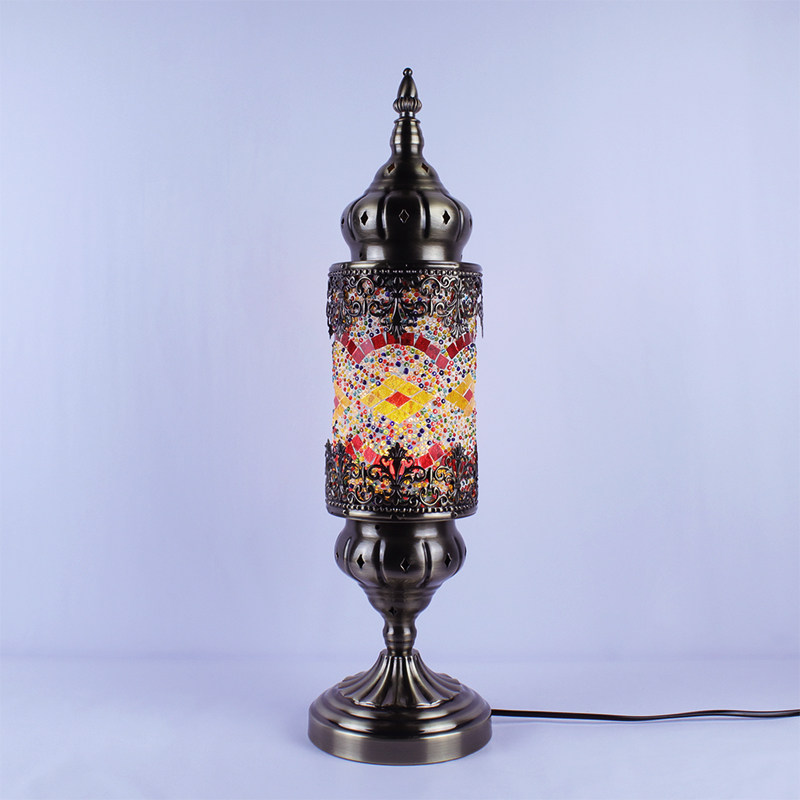 玻璃波西米亚复古卧室客厅咖啡厅餐厅酒店民宿酒吧手工书房桌台灯