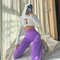 REYNA INTERNET CELEBRITY FITNESS LONG SLEEVE WOMENS SHORT CHEST LEAKY SEXY YOGA FITNESS HOODED PULLOVER RUNNING OUTSIDE THE TIDE