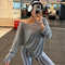 REYNA FITNESS SMOCK LOOSE LONG BREATHABLE THIN YOGA WEAR CAN BE WORN OUTSIDE FOR RUNNING QUICK-DRYING SUNSCREEN LONG-SLEEVED WOMEN