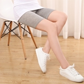 200斤胖mm五分黑色安全裤 裙子 女内外穿蕾丝弹力夏薄短三分打底裤