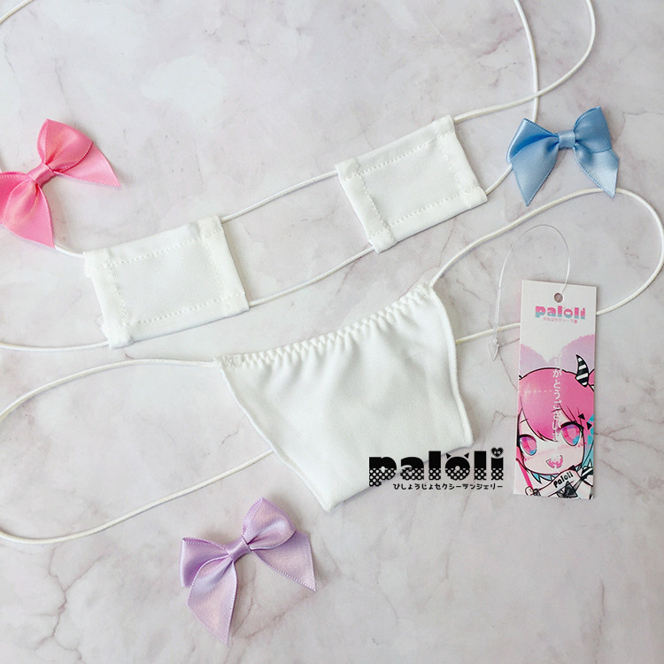 paloli日系美少女可爱性感比基尼只遮一点点!超超超小 打底