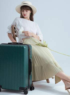 ELLE 坚固耐磨高性价比拉链行李箱拉杆箱男女行李箱万向轮旅行箱