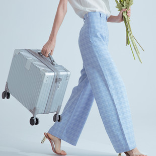 ELLE亏本清仓 时尚机长箱 横版拉杆箱 17寸登机箱
