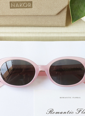 2025新款板材椭圆框女2025新品限定满天星太阳镜配近视