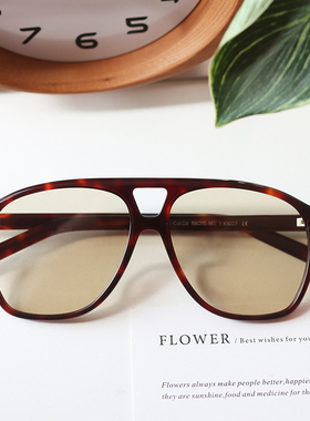 超火ins风 飞行员大框素颜墨镜女复古欧美防紫外线宋佳同款596