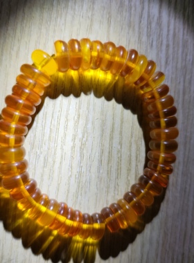 天然波罗的海金珀算盘珠手串