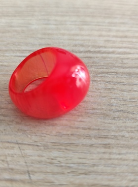 中东蜜蜡美人醉粉丝蜡戒指招桃花时尚饰品