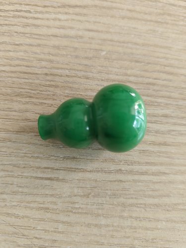 中东蜜蜡碧绿雪山蜡大葫芦配件散珠diy饰品时尚