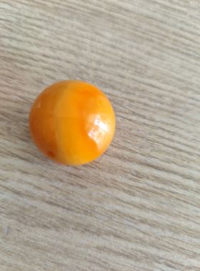 中东蜜蜡桔黄红丝蜡圆珠大单珠散珠29mm时尚饰品