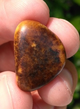 新疆和田玉黄玉虎皮籽料原石手链