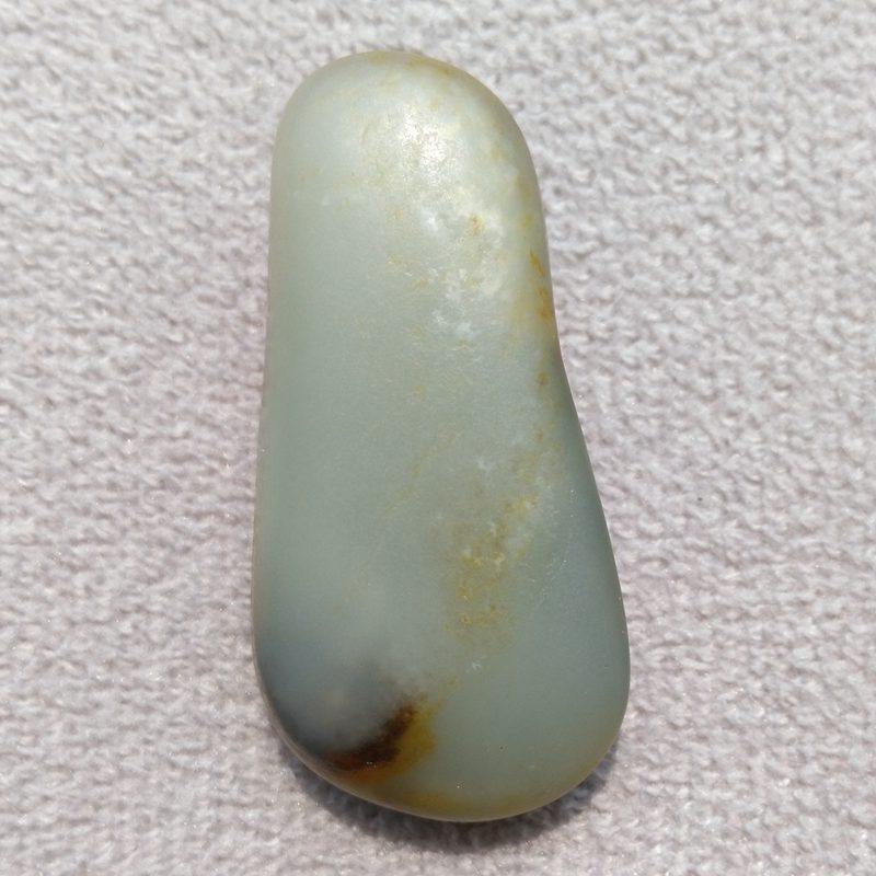 奇新疆和田玉籽料原石吊坠天然正品青白玉虎皮玉石挂件随型男女款